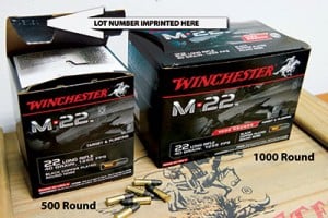 Winchester 22 Ammo Recall